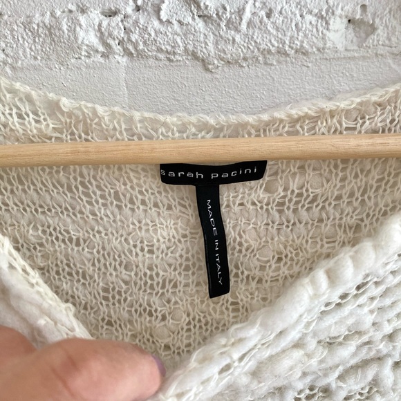 SARAH PACINI knitted sleeveless bolero - Picture 2 of 4